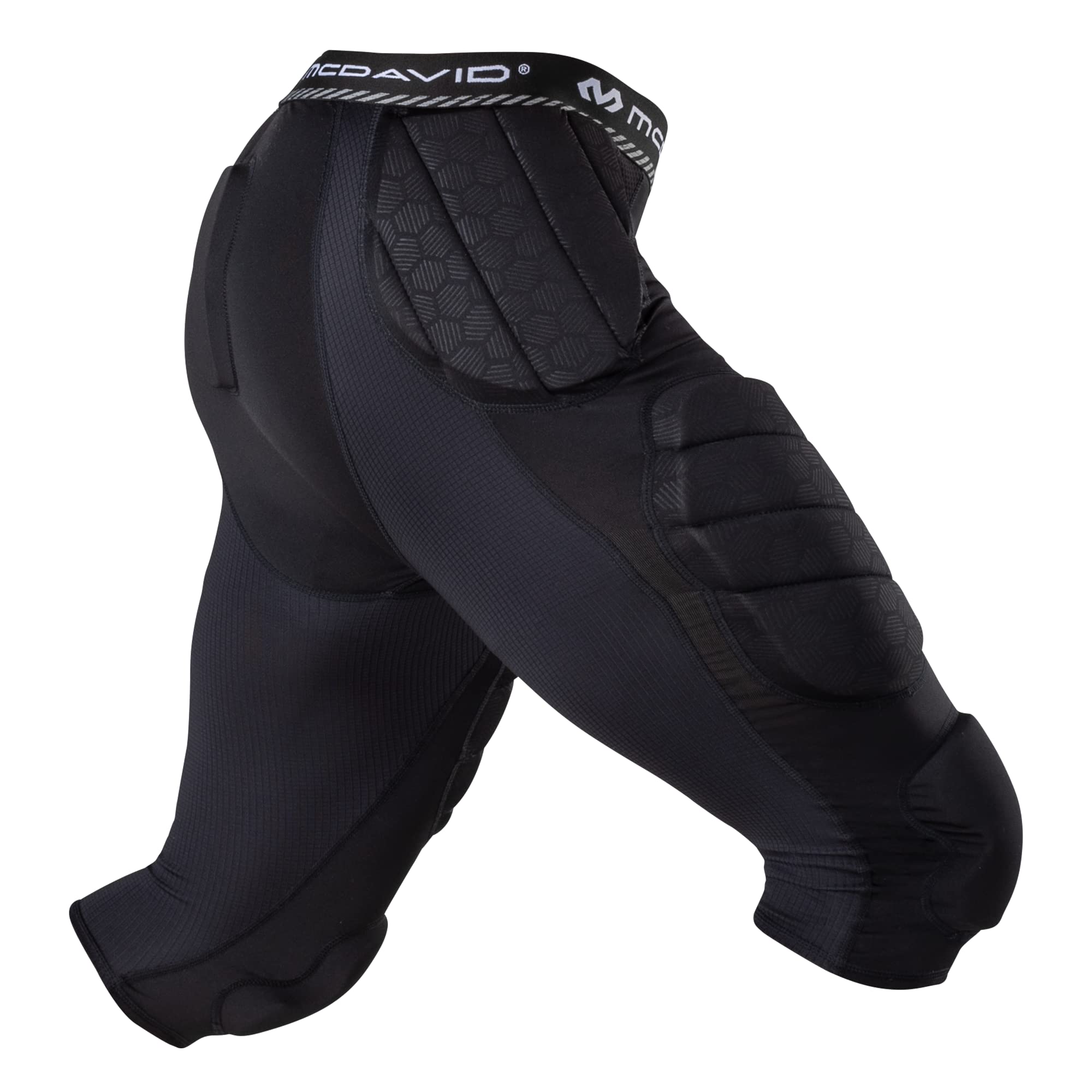 McDavid tailbone foam padding detail showing high-density impact absorption