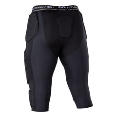 McDavid closeup of hard-shell thigh guard offering extra impact resistance