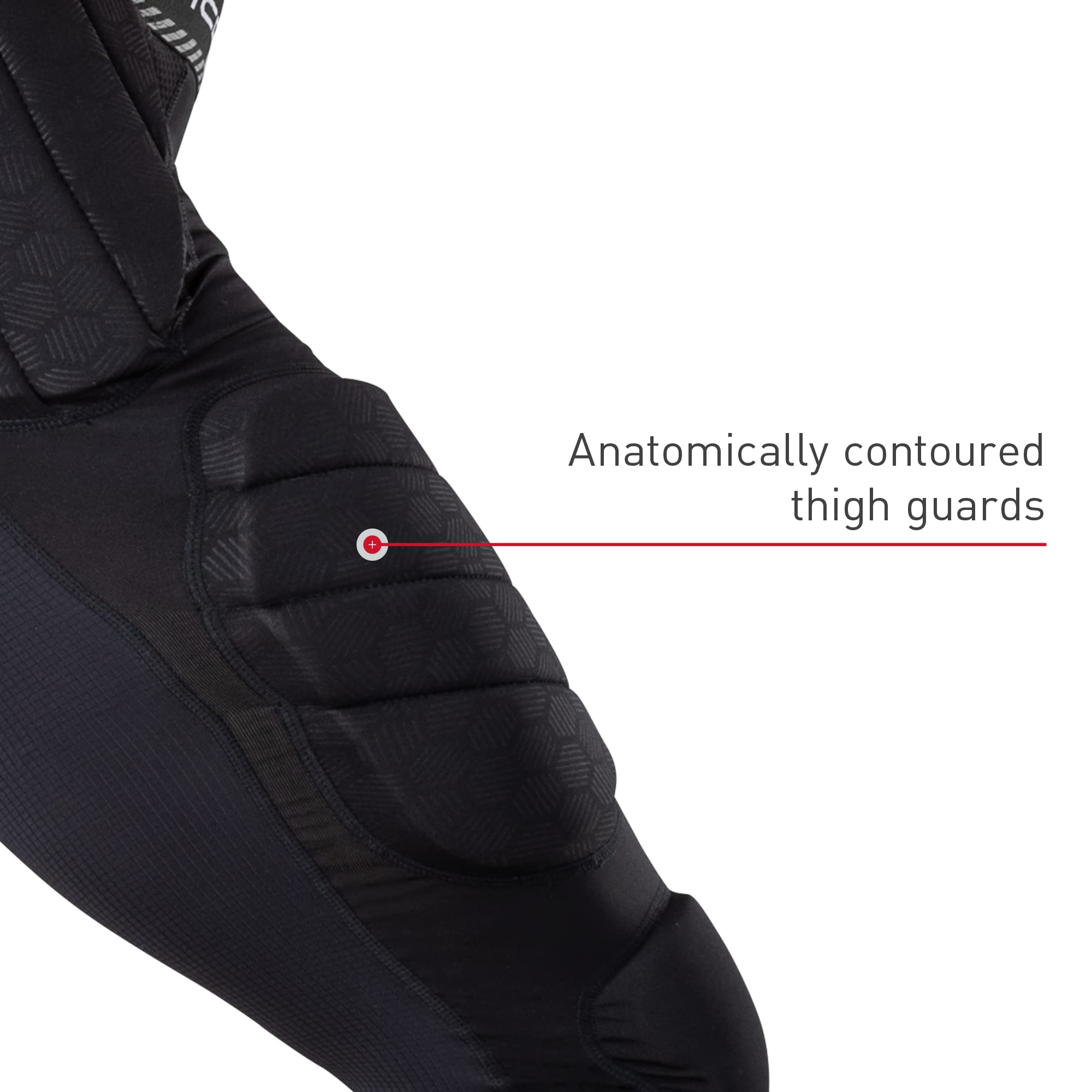 McDavid knee pad profile highlighting padding for joint impact reduction