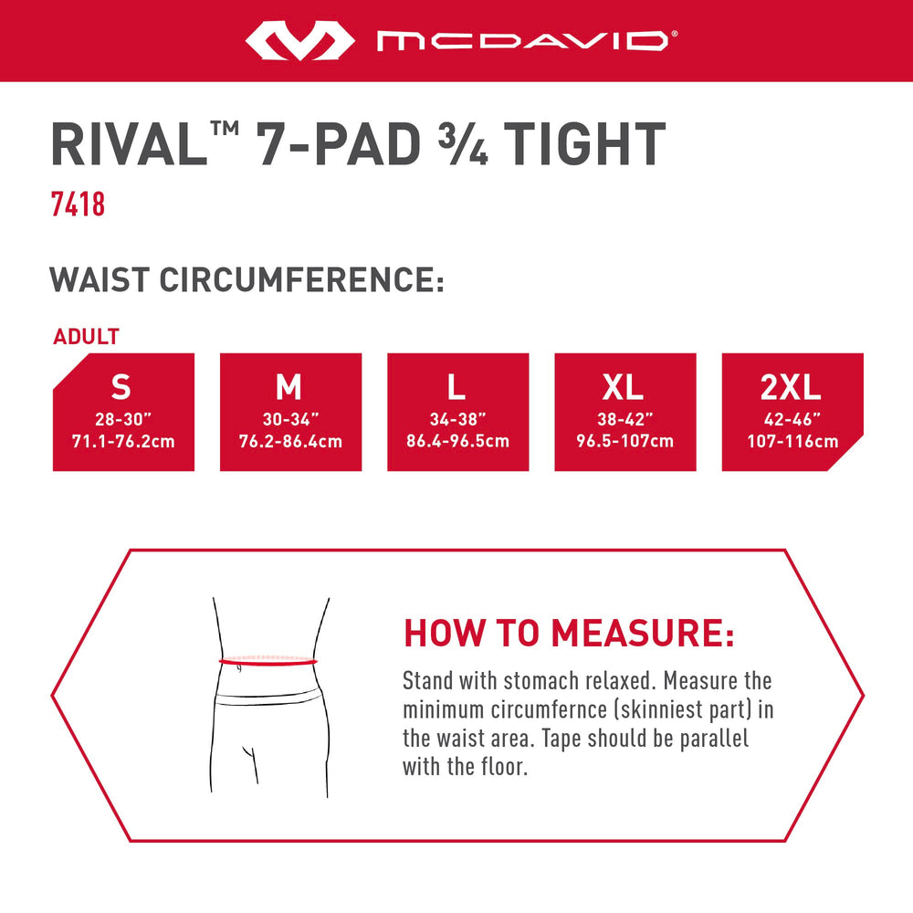 McDavid tailbone pad closeup demonstrating low-profile protection