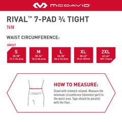 McDavid waistband and integrated cup pocket for secure groin protection
