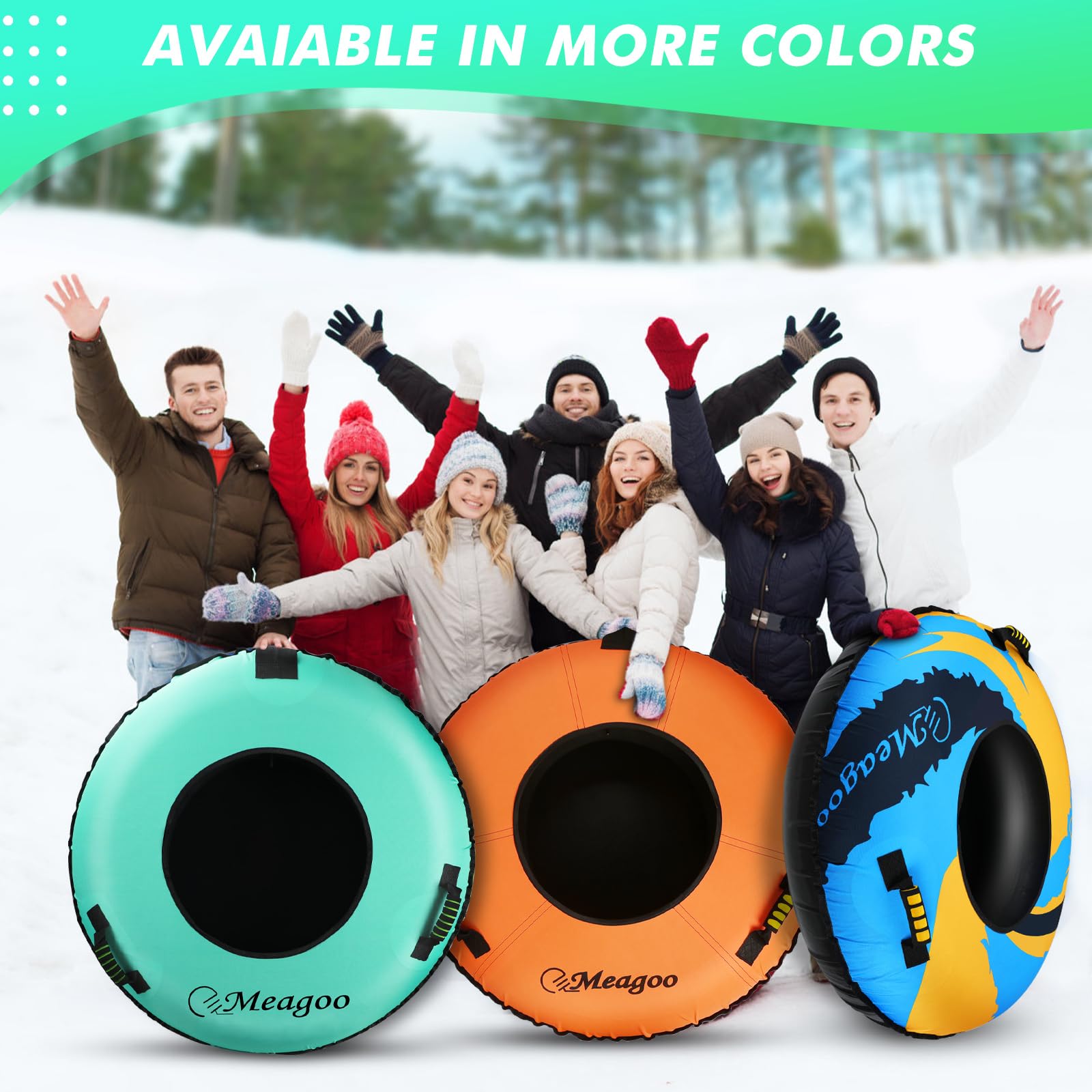 Meagoo deflated and folded for compact storage and easy transport