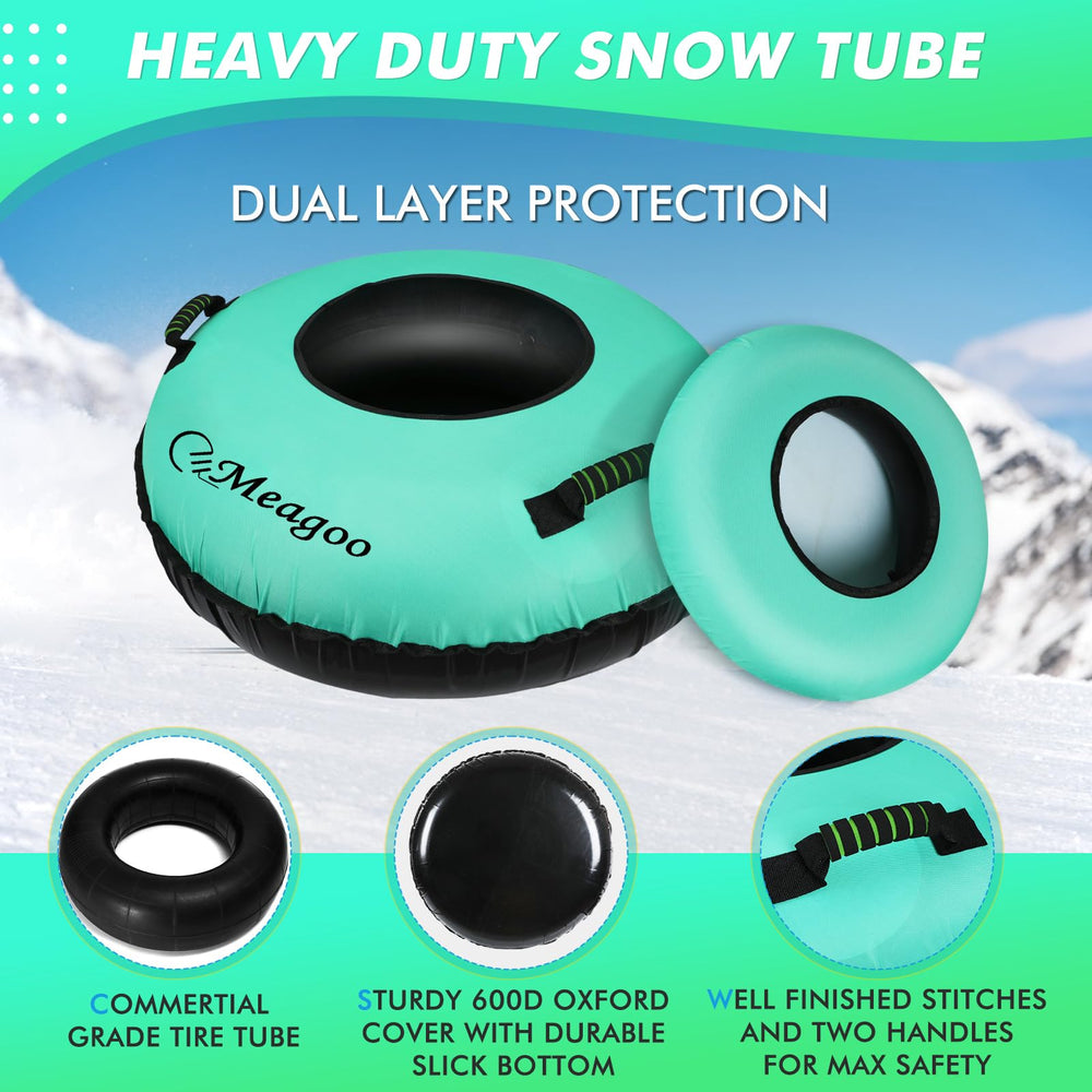 Meagoo tow strap and pulling ring for easy uphill retrieval