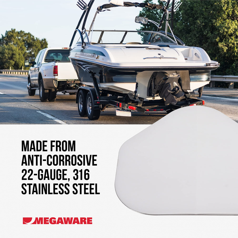 MEGAWARE KEELGUARD profile bend demonstrating flexible fit for curved hulls