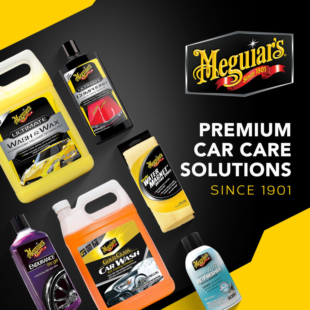 Meguiar's on a boat deck in sunlight showing glossy finish and outdoor readiness