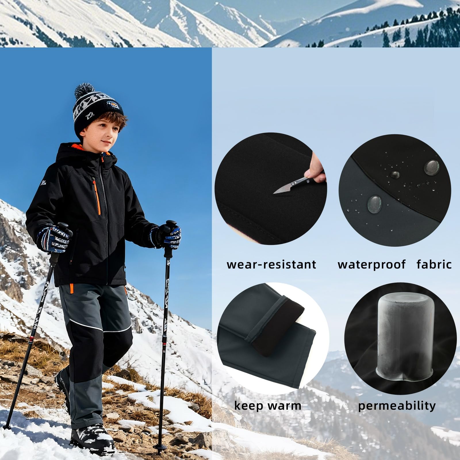 MEILONGER reinforced knee detail demonstrates durability against scrapes