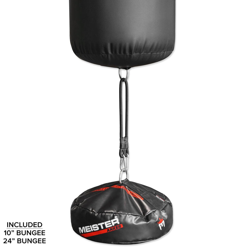 Meister ANKER filled with sand under heavy bag showing improved stability