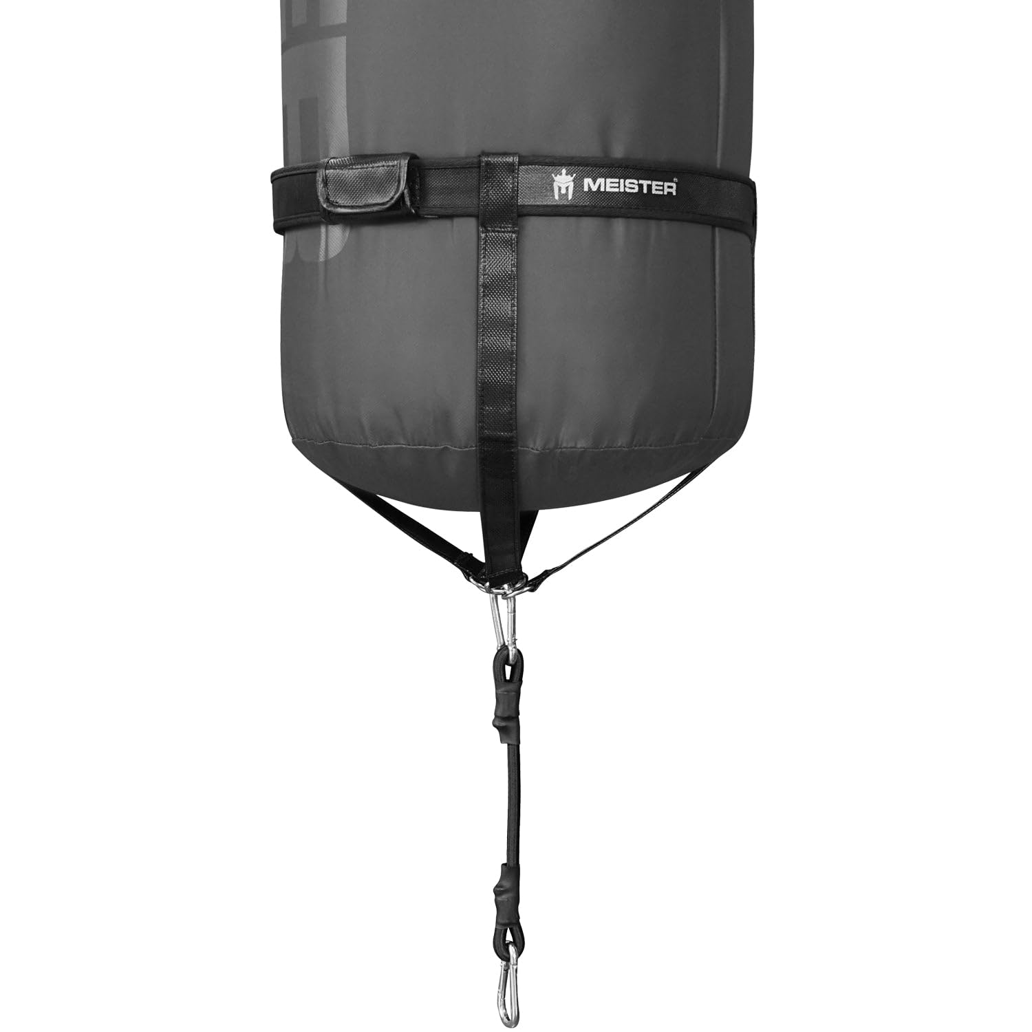 Meister close-up of rubberized strap gripping bag without damage