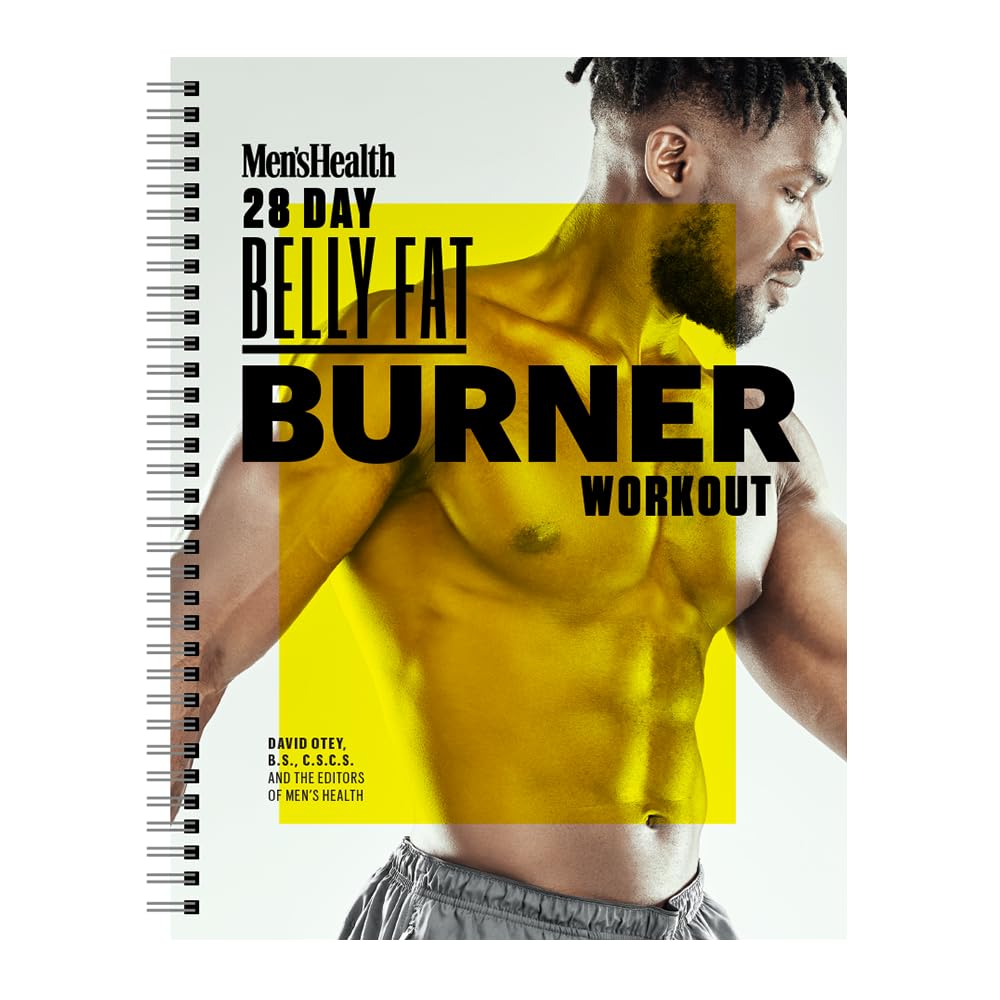 Men's Health planner front cover showing title and 28-day promise for quick reference