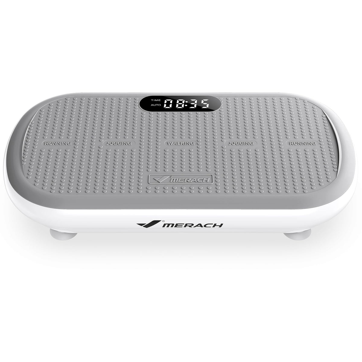 MERACH front platform view showing solid base and sleek finish for stable workouts