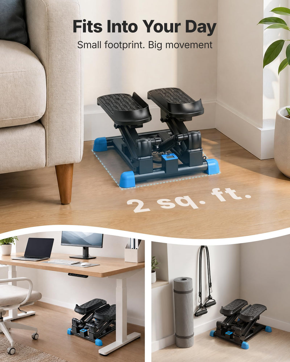 MERACH packaging and accessories layout showing included parts and warranty