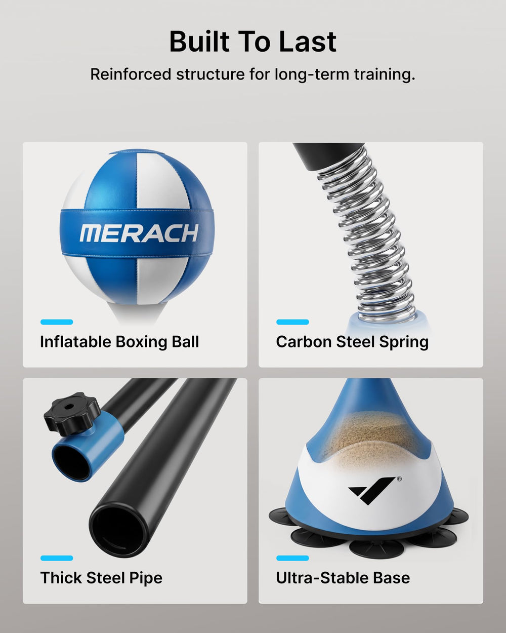 MERACH PU striking ball texture that absorbs impact and keeps shape