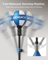 MERACH carbon steel spring and steel pole connection for fast rebound