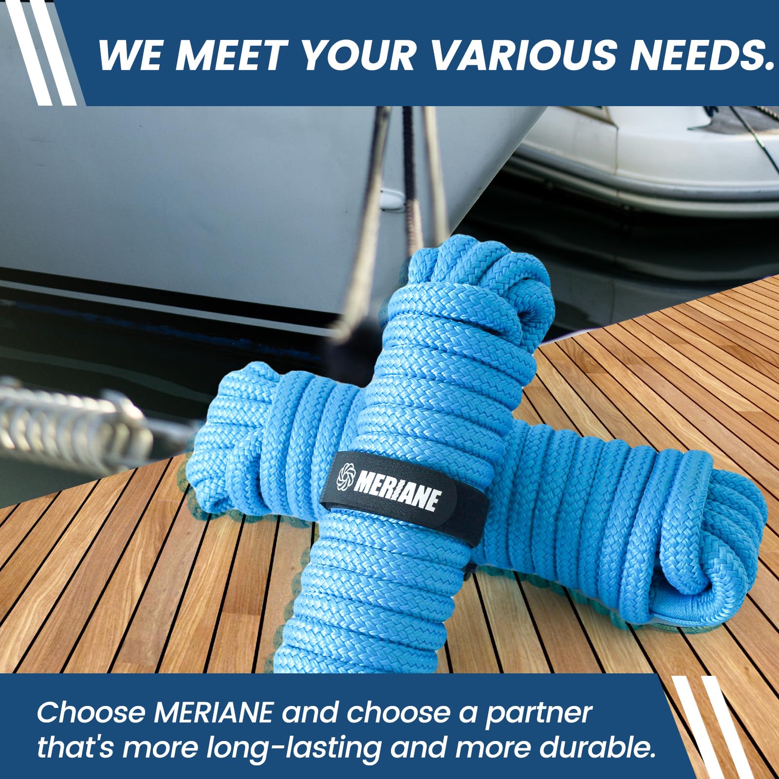 MERIANE compact storage bag holding ropes for organized stowage benefit