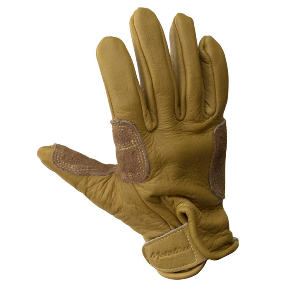 Metolius glove in use belaying a climber demonstrating rope control benefit