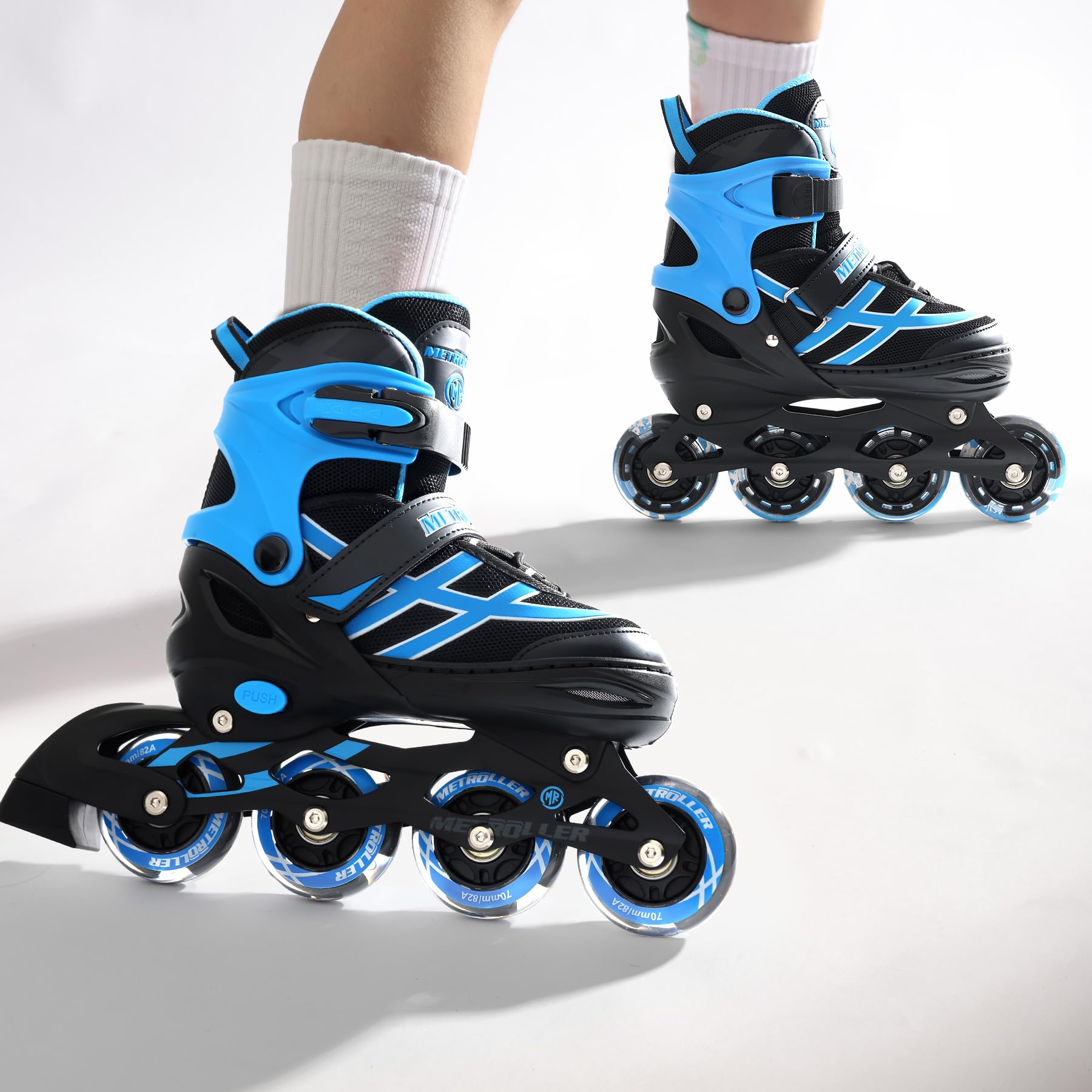 METROLLER illuminated wheels detail increasing visibility and fun