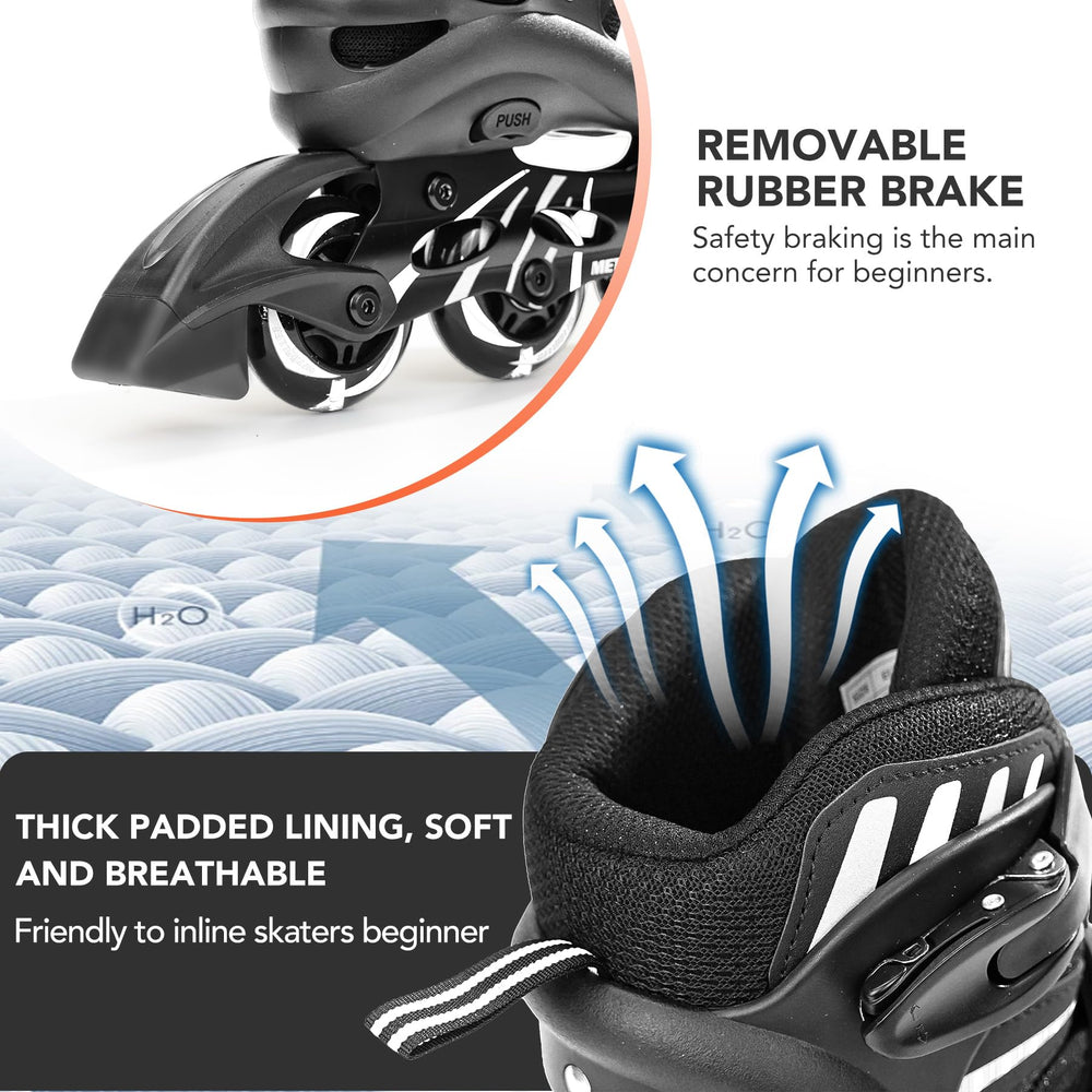 METROLLER cushioned double-layer liner with breathable mesh comfort