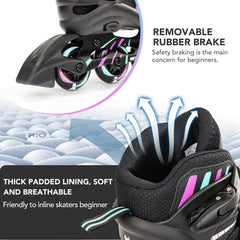 METROLLER glowing wheels in motion highlighting fun visibility while skating