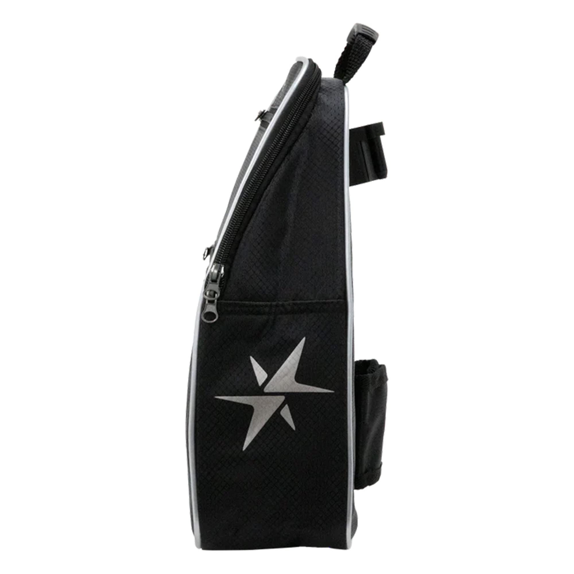 MGI Zip cooler front pocket detail showing organized storage and quick-access benefit