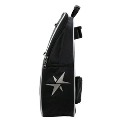 MGI Zip cooler front pocket detail showing organized storage and quick-access benefit