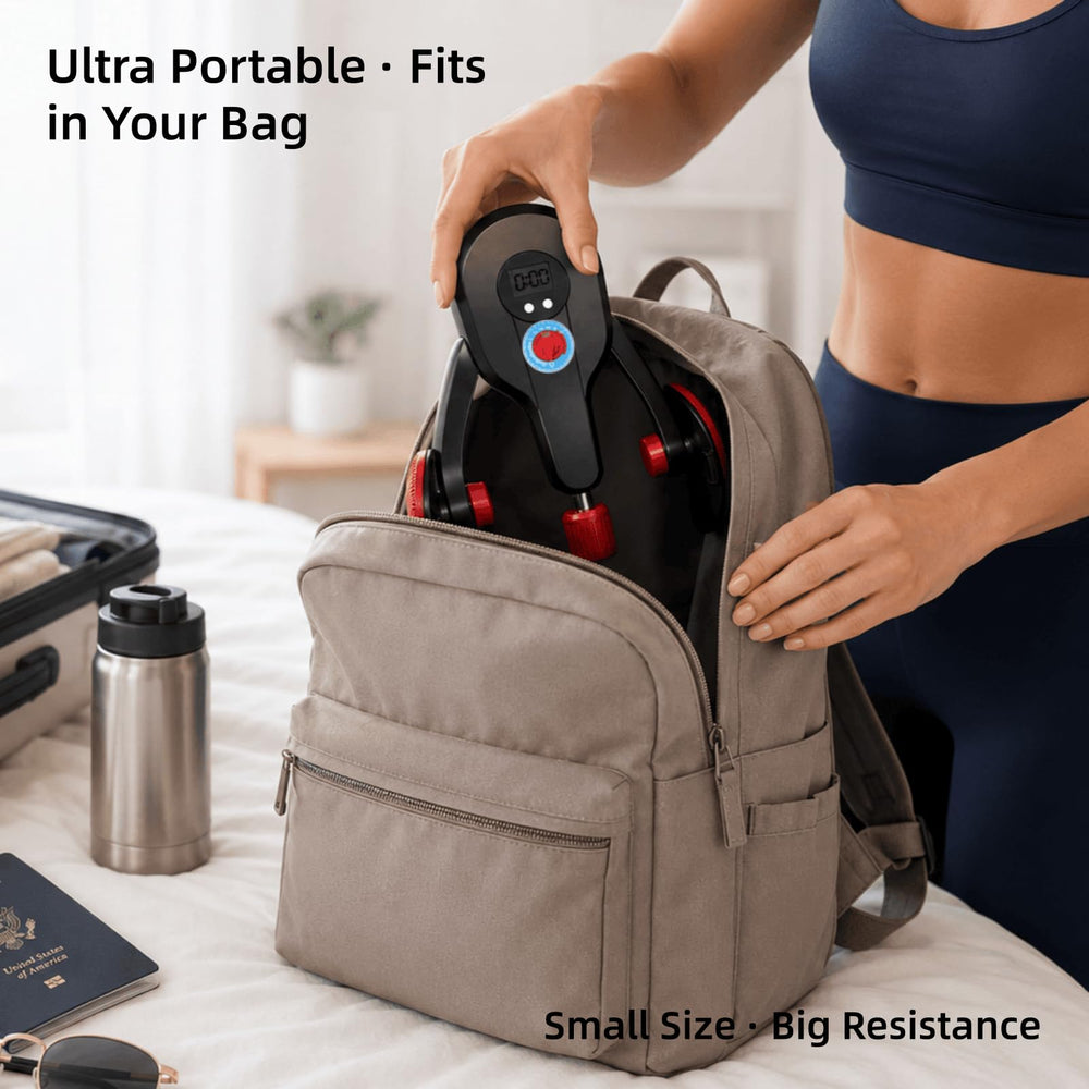 MGP used as arm press demonstrating upper-body versatility and space-saving design