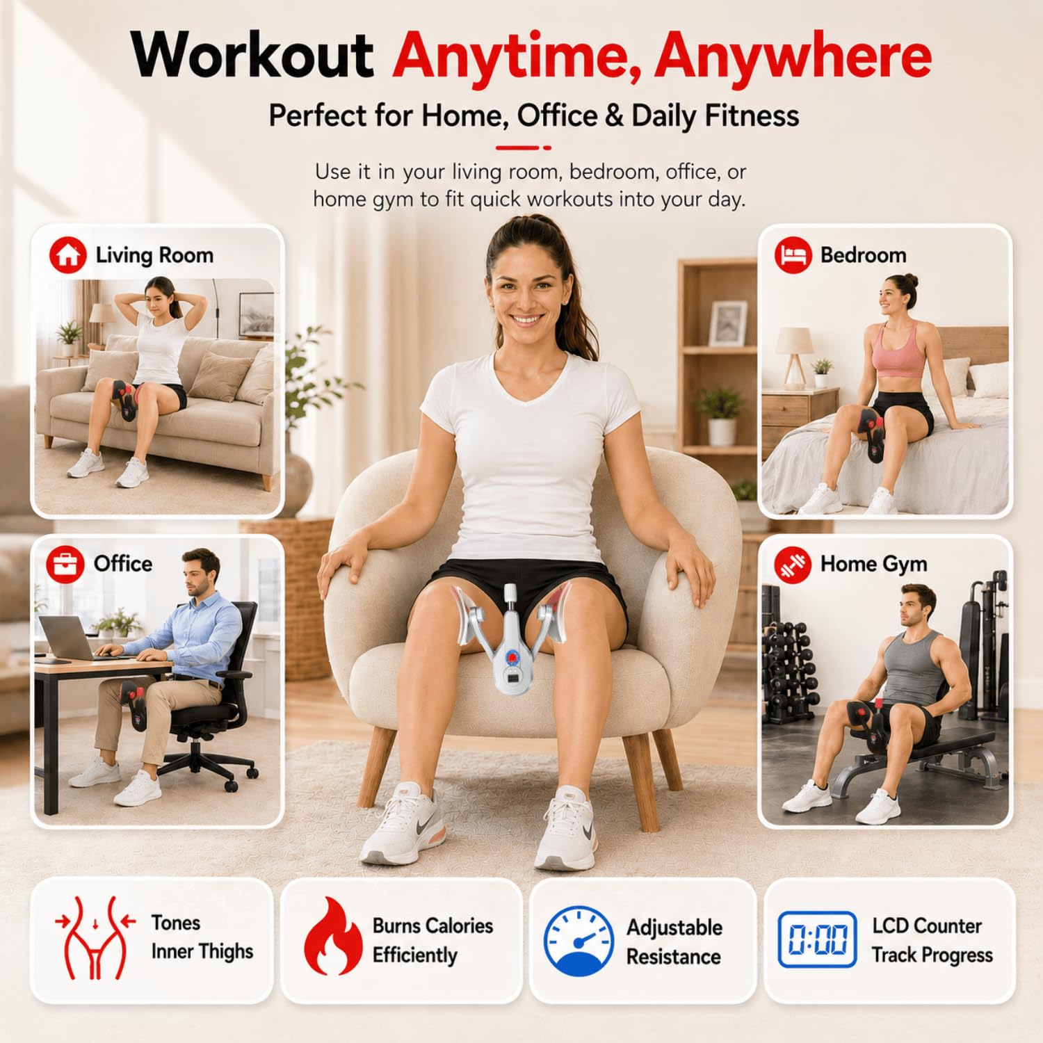 MGP trainer in use seated targeting inner thighs for effective muscle activation