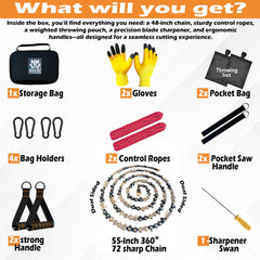 MIAN MU handles and gloves arrangement displaying grip comfort and user safety