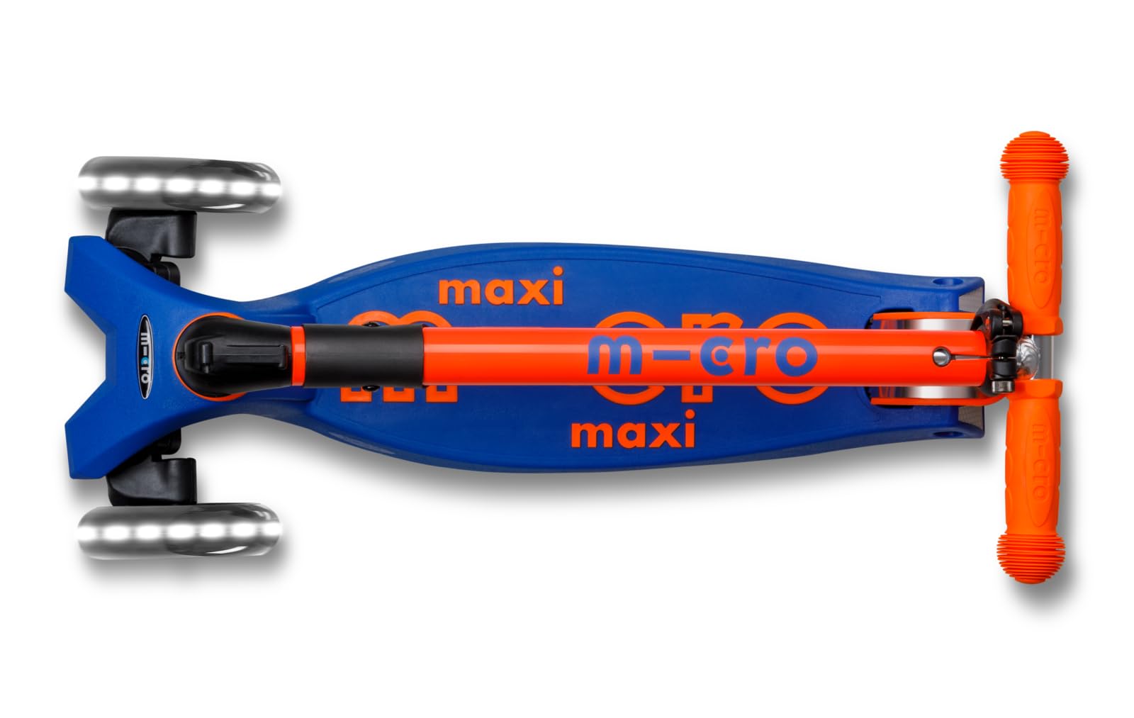 Micro rear brake and stand detail showing durable braking and easy parking for caregivers