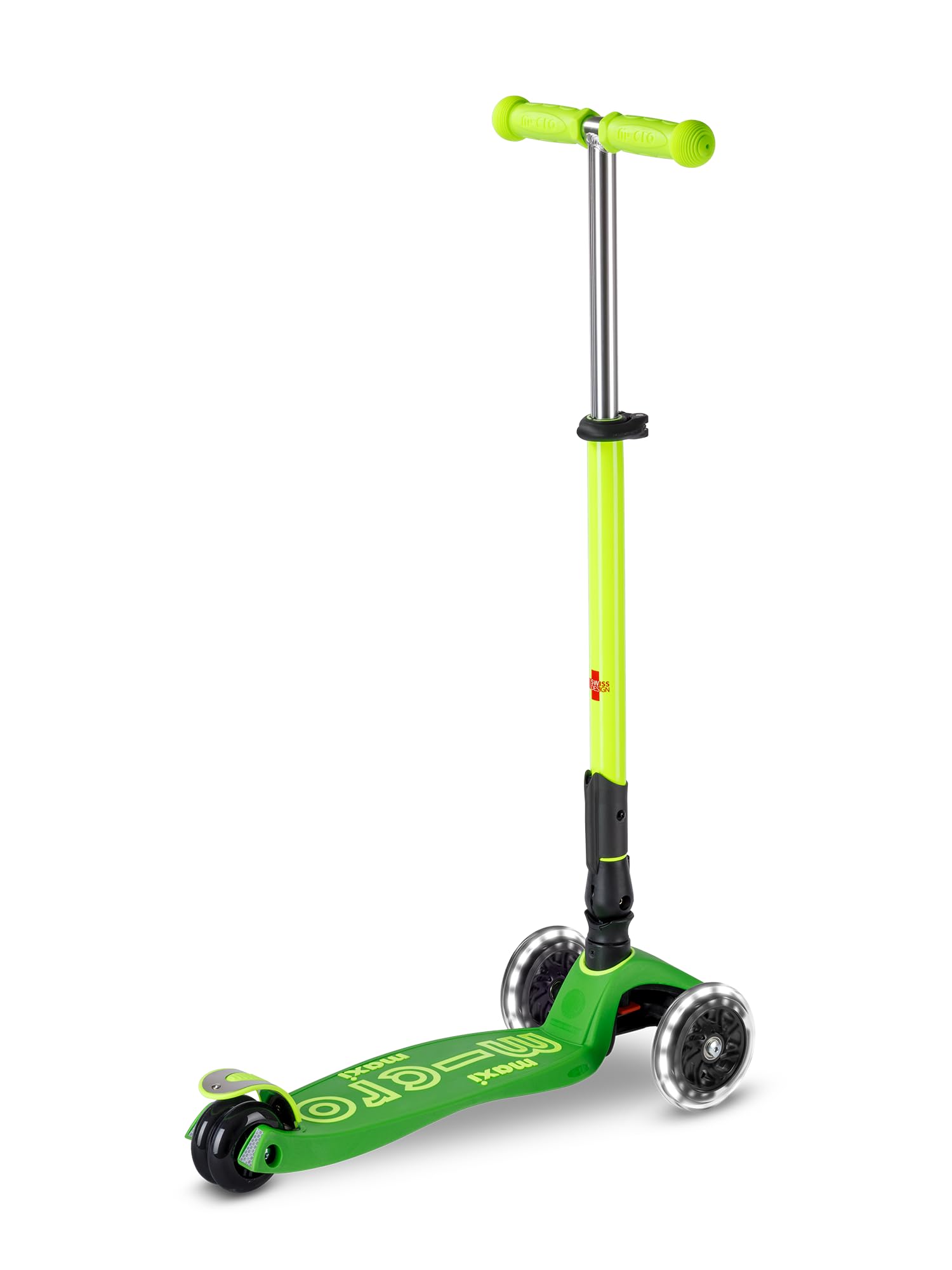 Micro adjustable T-bar detail illustrating height adjustment for growing kids