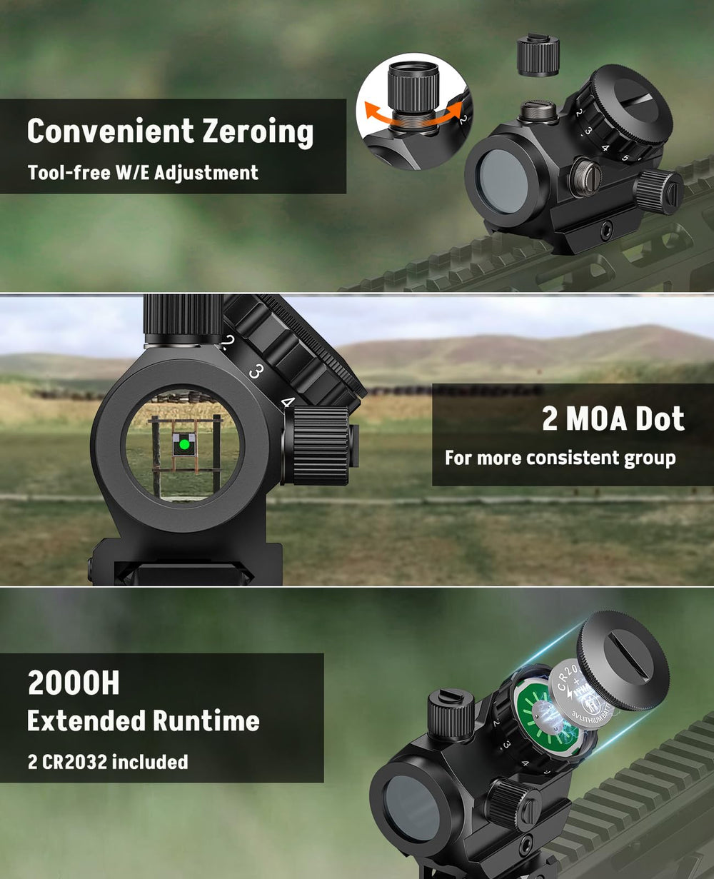 MidTen on rifle in field lifestyle shot showing rapid engagement and reliability