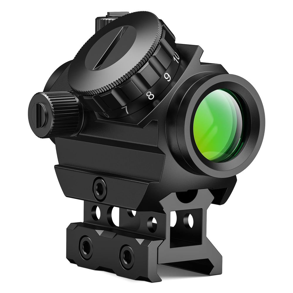 MidTen front view of green dot sight showing compact housing and quick target pickup