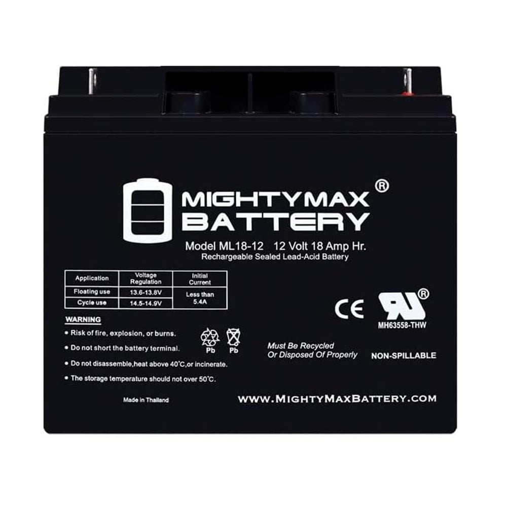 Mighty Max Battery boxed with screws included for straightforward installation