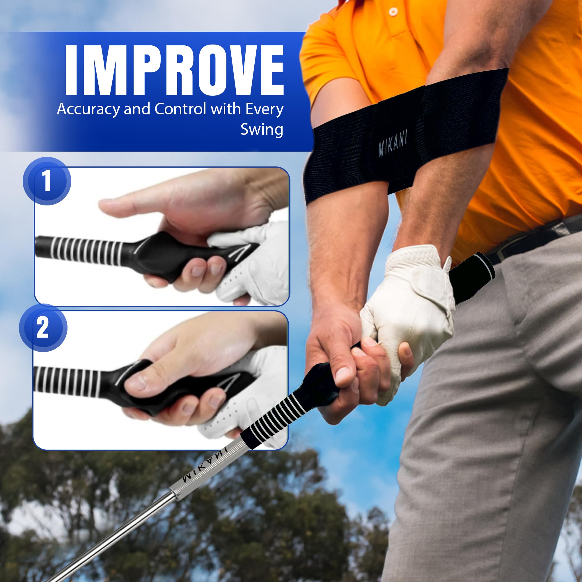 Mikani alignment sticks collapsed for easy storage and quick setup