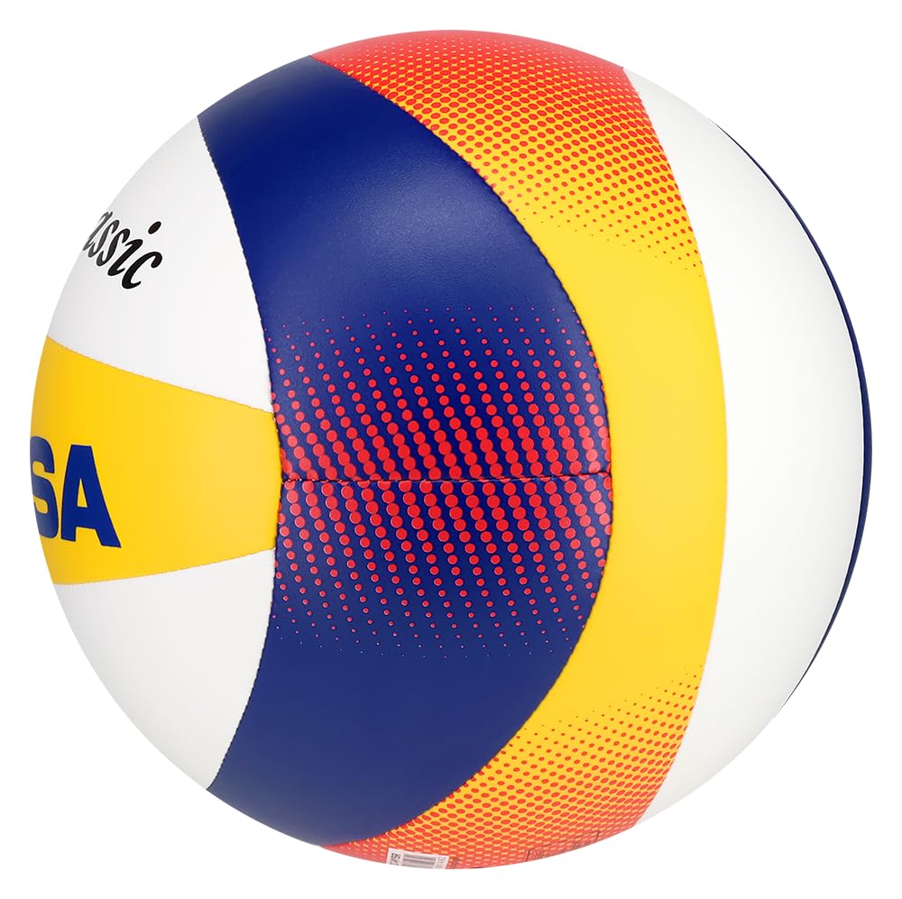 Mikasa volleyball in play during spike demonstrating stable flight