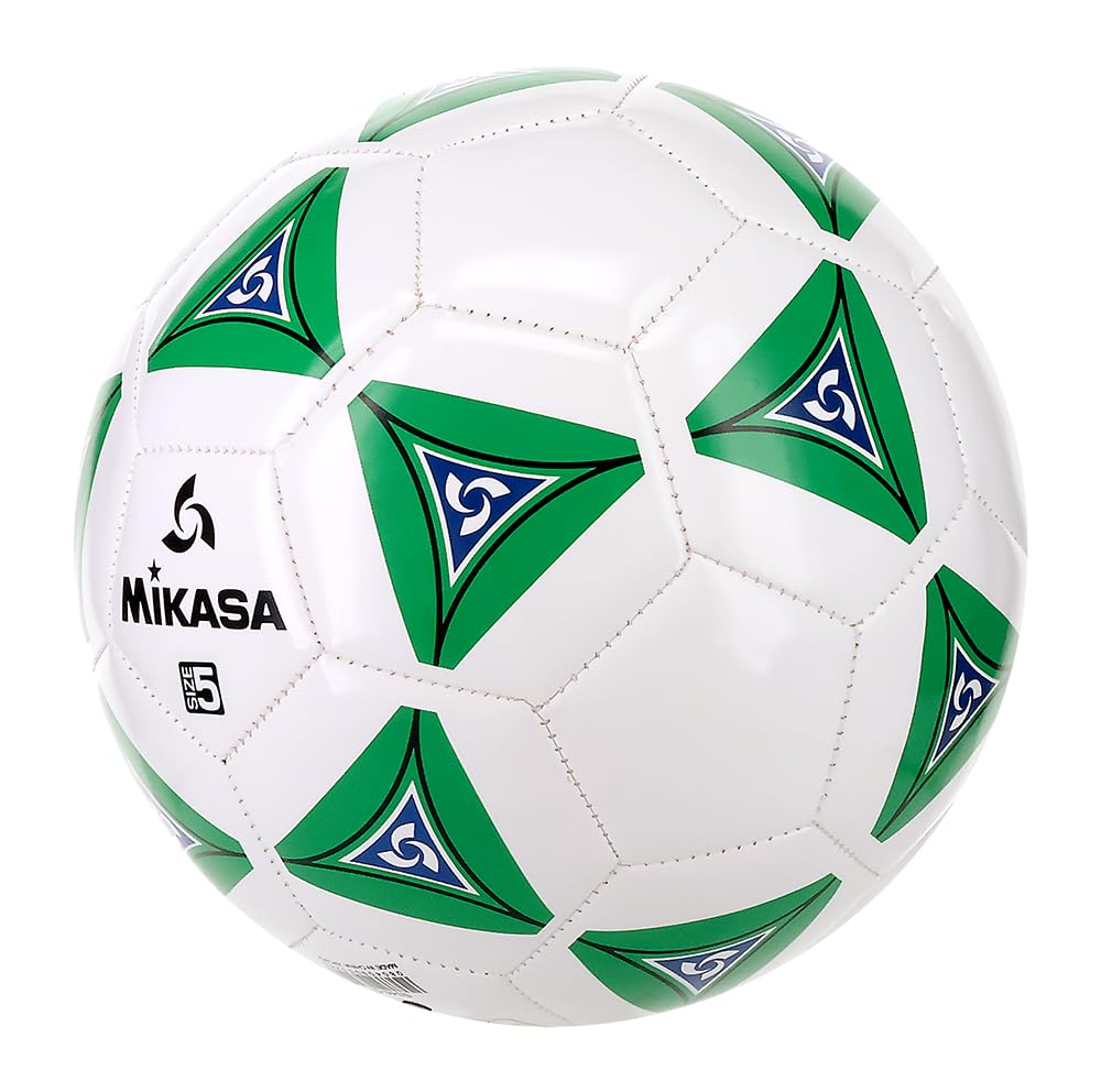 Mikasa serious soccer ball detailed stitching close-up ensuring durable panel construction