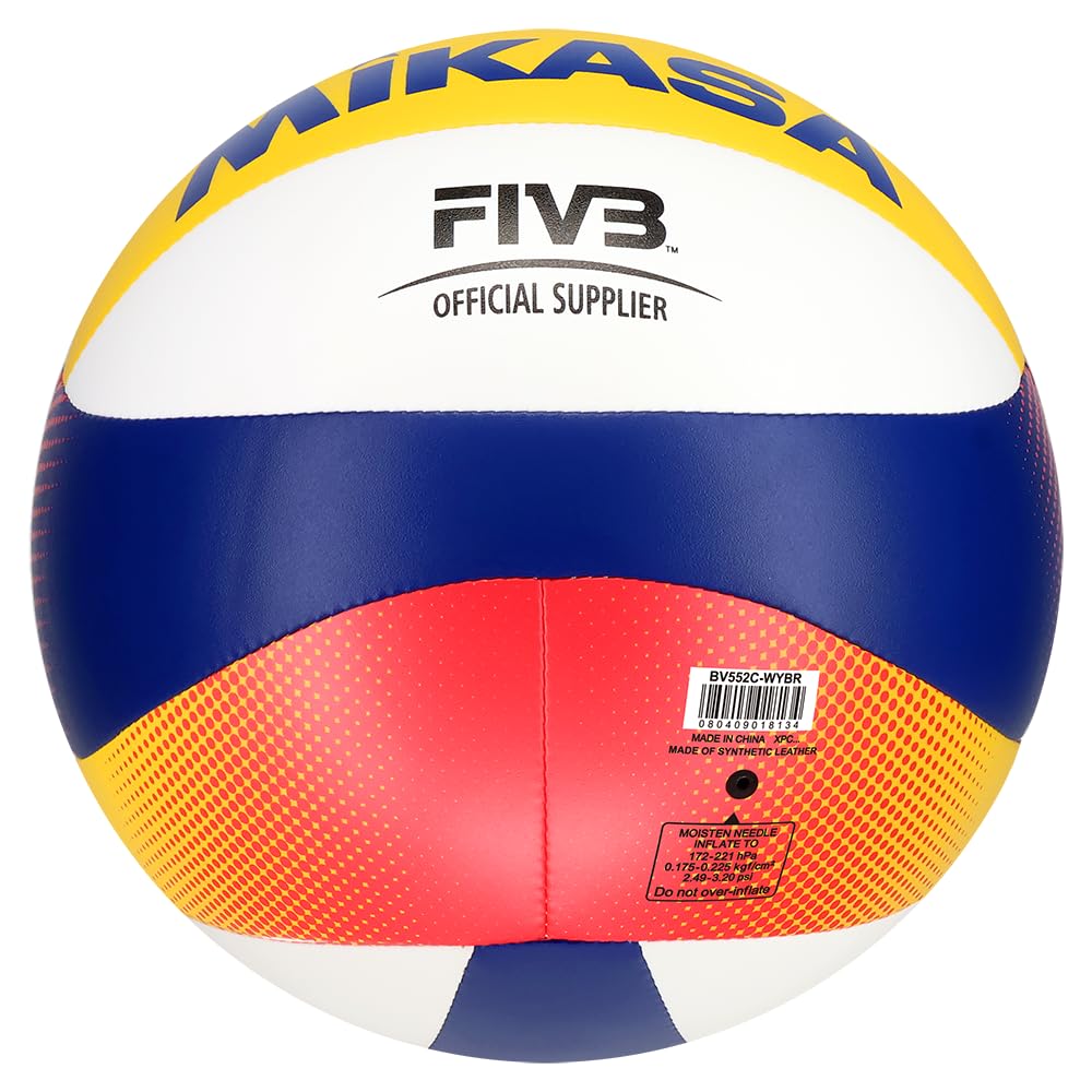 Mikasa side logo and seam showing brand durability and consistent touch