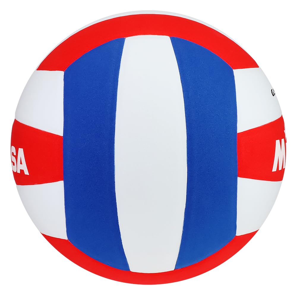 Mikasa on indoor court lifestyle image showing match-ready appearance and grip