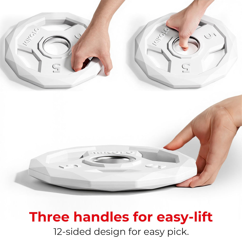 Mikolo 12-sided plate edge illustrating non-roll safety and organized stacking