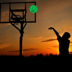 MILACHIC glowing basketball in night play improving visibility for evening games