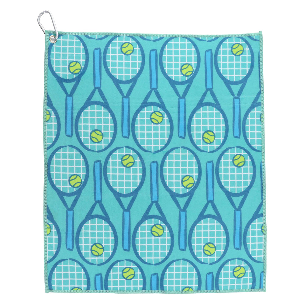 Millie Rose front print towel showing colorful design and quick-dry benefit