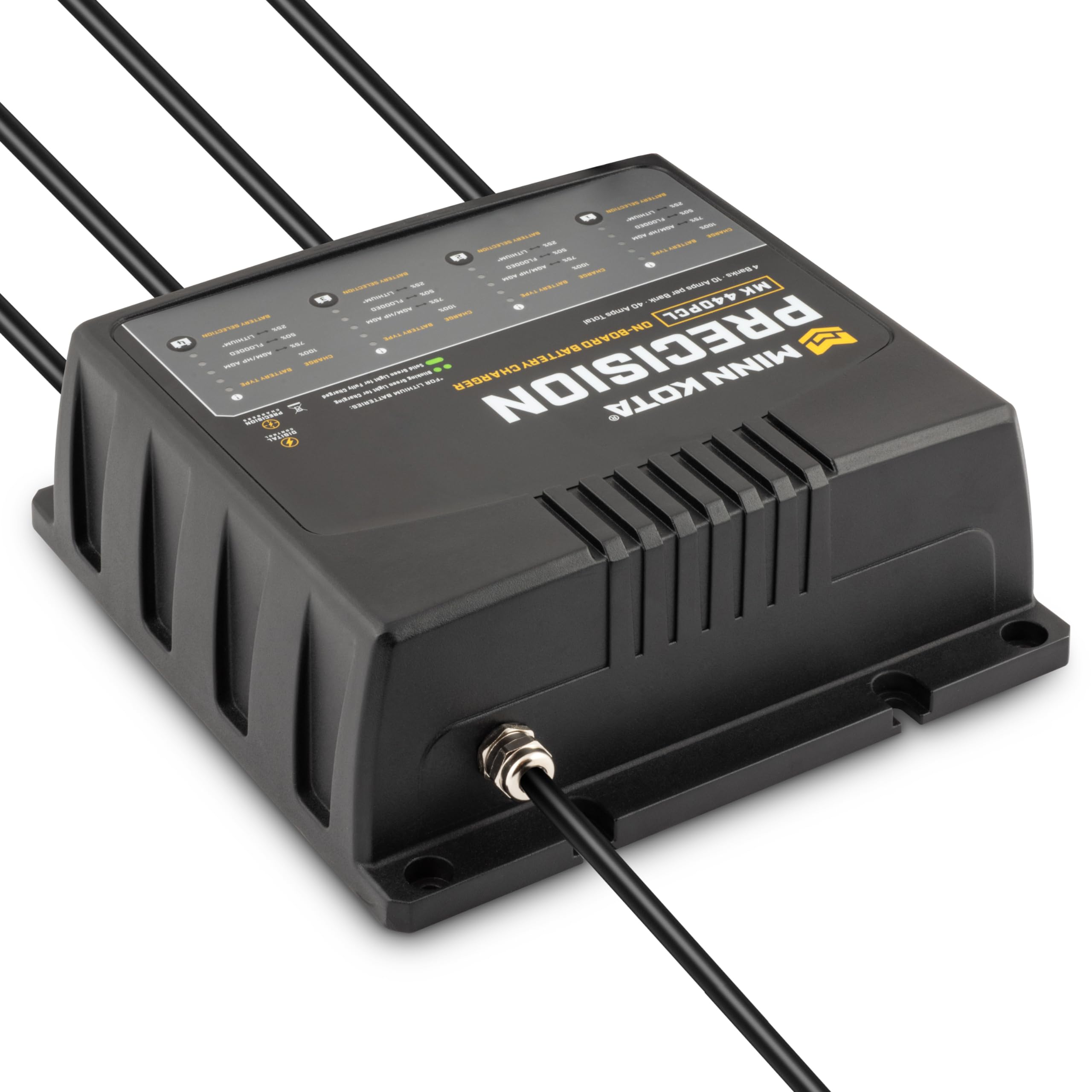 Minn Kota MK-440PCL battery terminal connection detail offering reliable contact