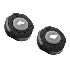 Minn Kota stomp switch front view showing buttons and compact housing for easy control