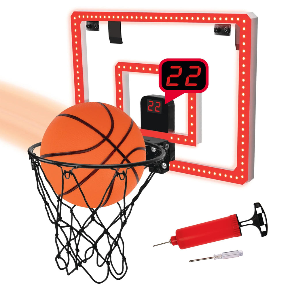 MinnARK front view light-up backboard showing LED glow and instant excitement