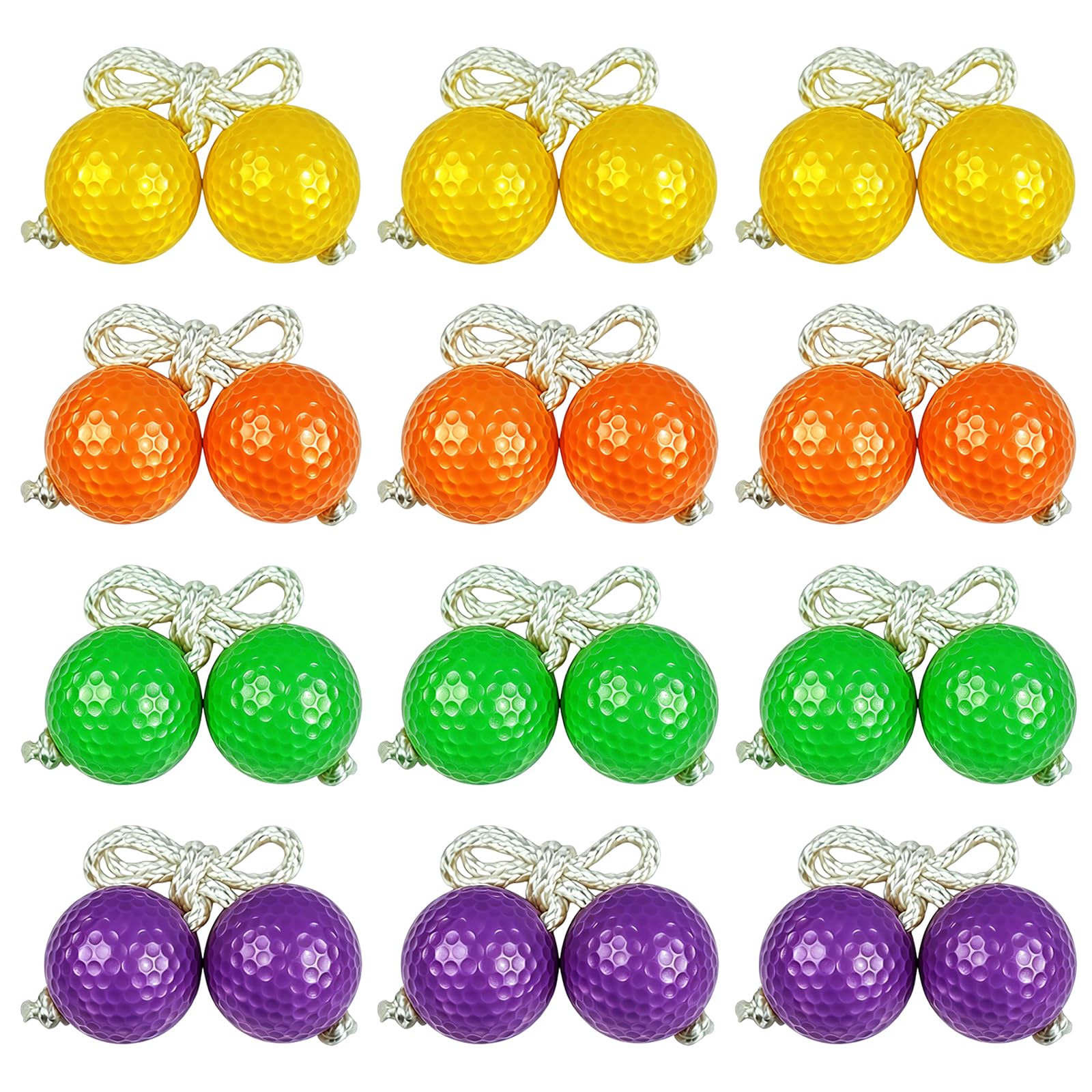 Miokun front packaging showing colorful ladder balls and bag for easy transport