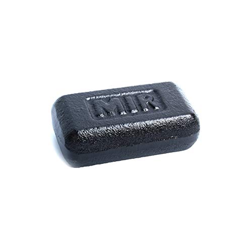 miR iron weight front view shows durable cast-iron for secure added resistance