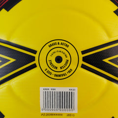 Mitre IMPEL ONE in use with child kicking improving skill practice