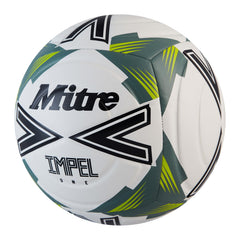 Mitre IMPEL ONE close-up of 6-panel seams highlighting balance and consistent rebound