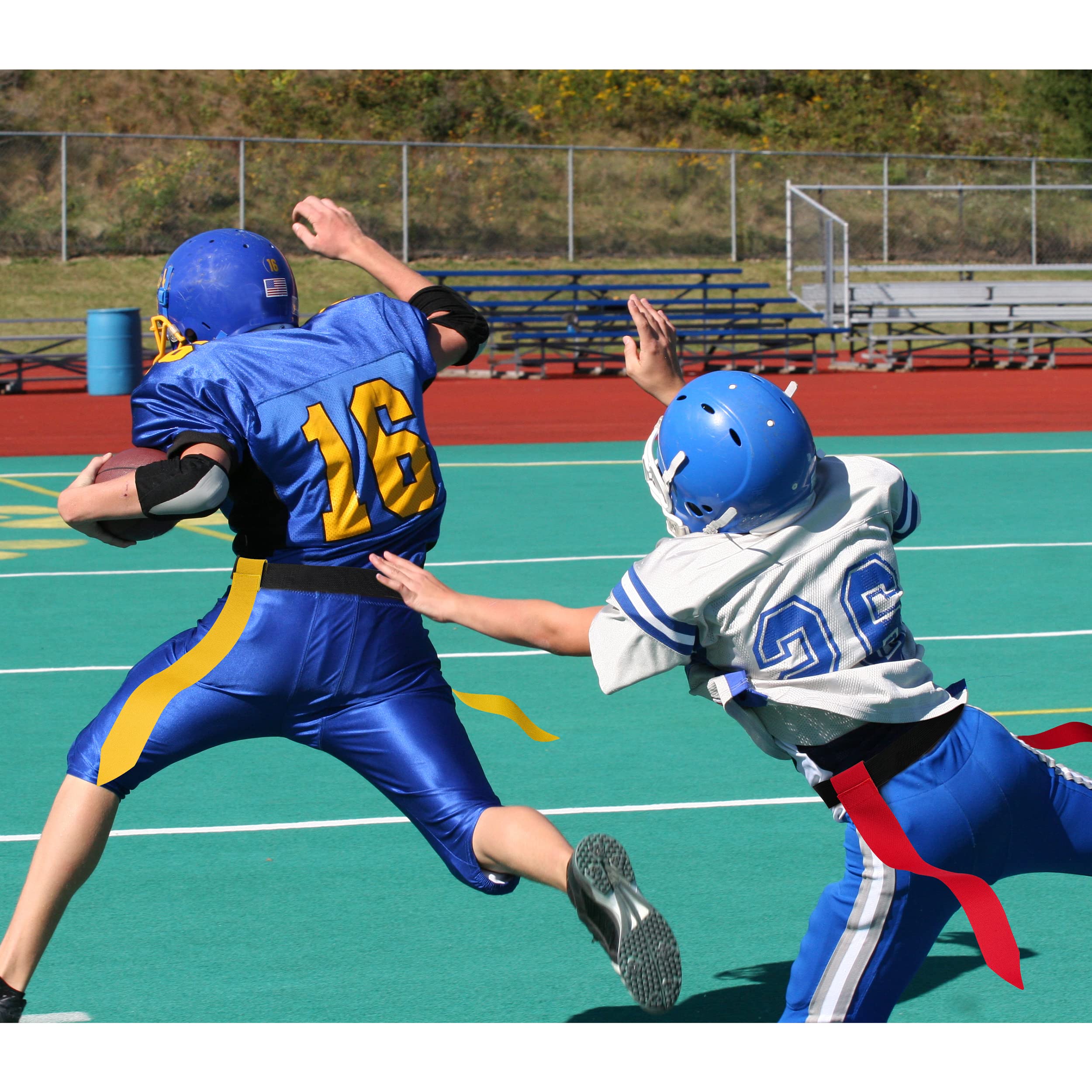 MIUONO belt worn during play illustrating secure fit and comfortable movement