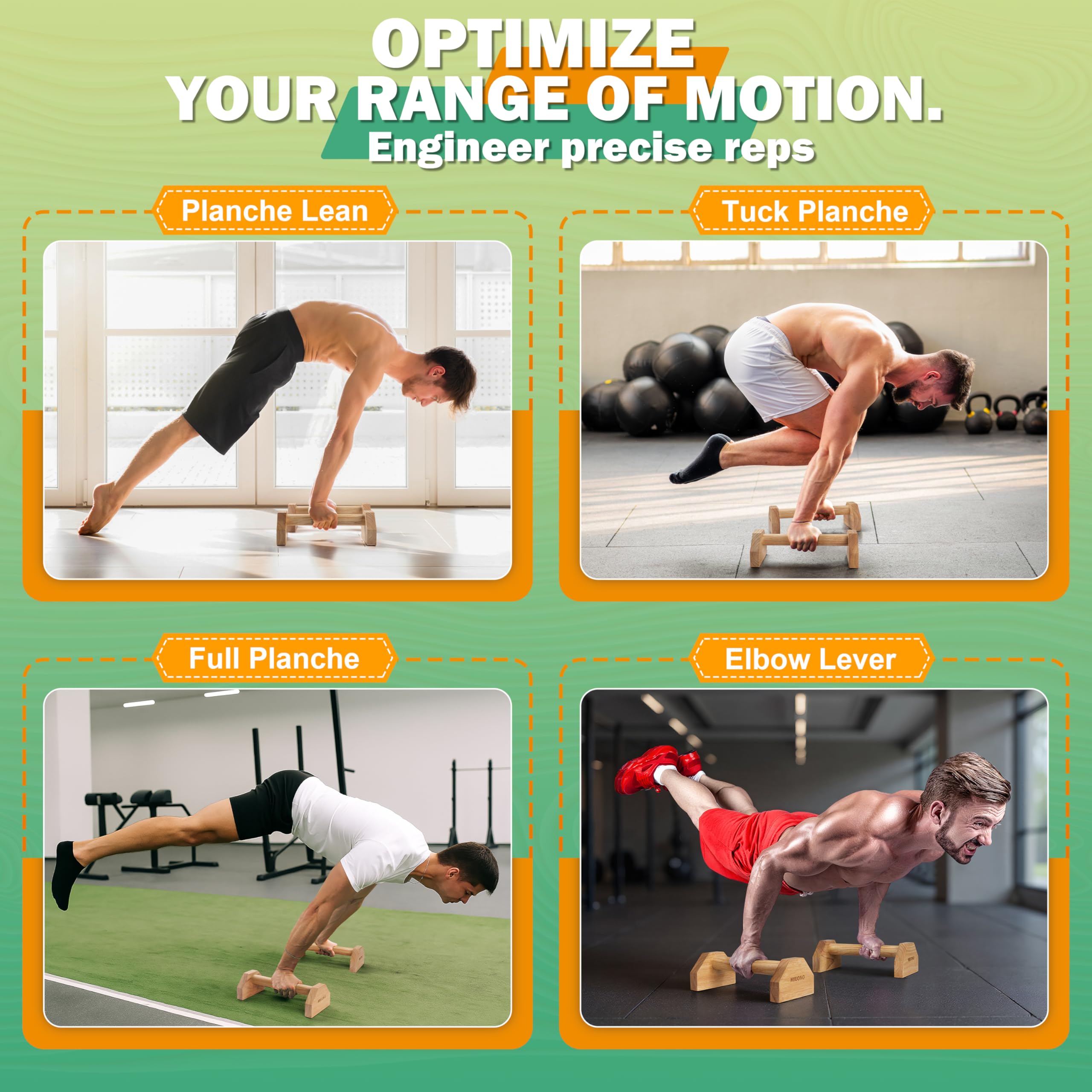 MIUONO lifestyle shot in living room highlighting easy at-home strength training