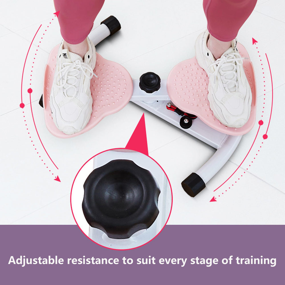 MIUPWULA detail of resistance bands showing attachments for arm and wrist training